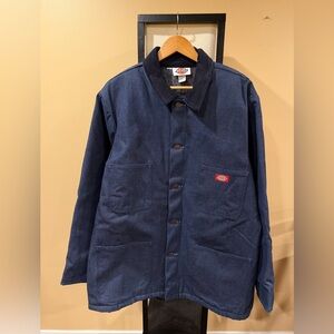Vintage Dickies Denim Blanket Lined Chore Jacket